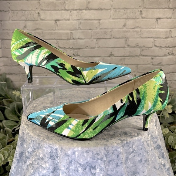 Lifestride Soft System “Pretty” Tropical Print Pointed Toe Low Heel WMS 7.5M✨EUC - Picture 4 of 9